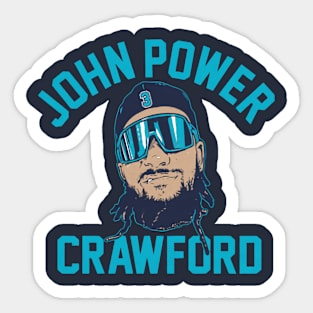 J.P. Crawford John Power Crawford Sticker